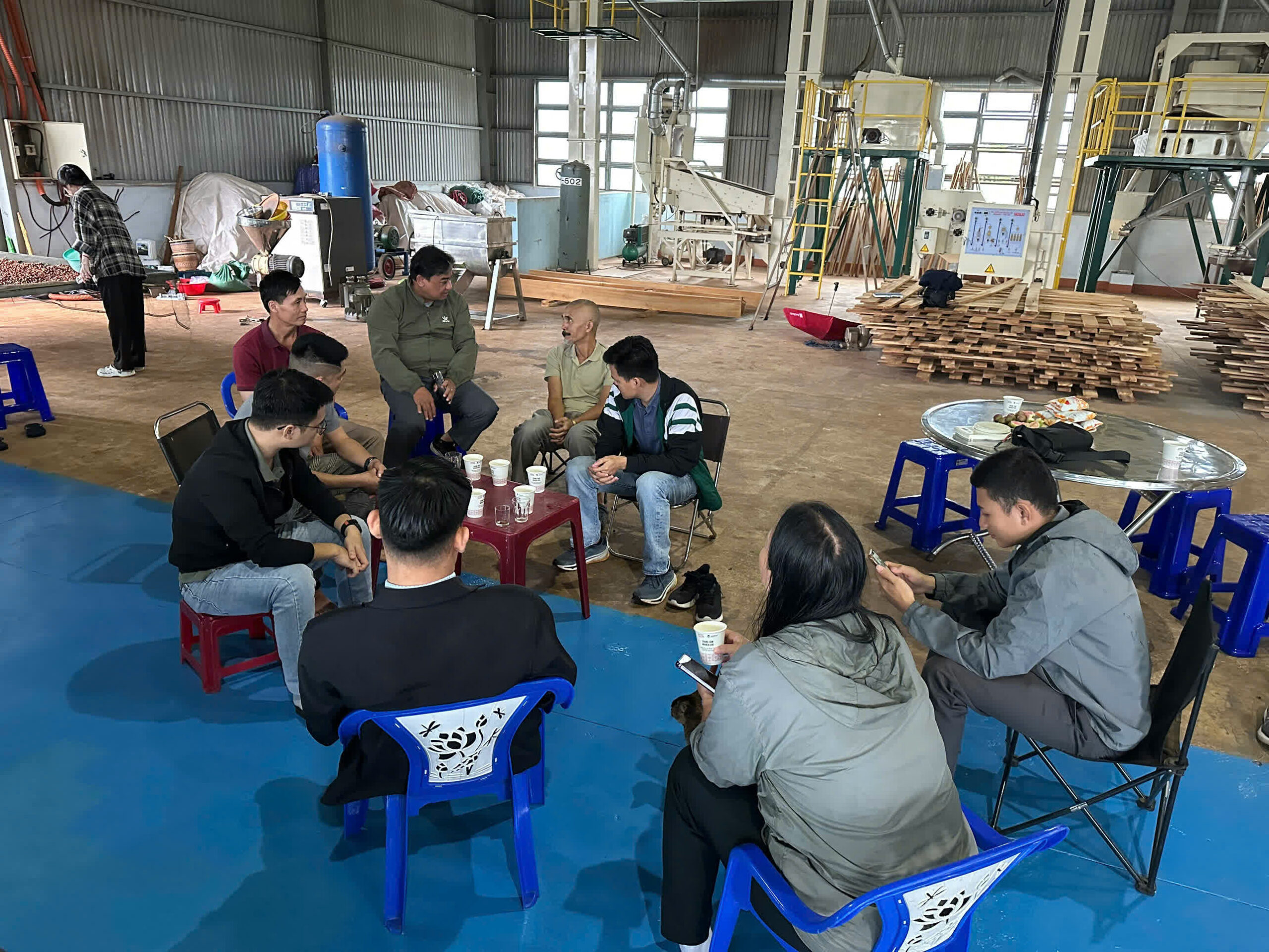 Ngày 1, thứ Sáu 04/09/2026 của khóa Processing và SCA Green Coffee tại HTX Nam Yang, Gia Lai