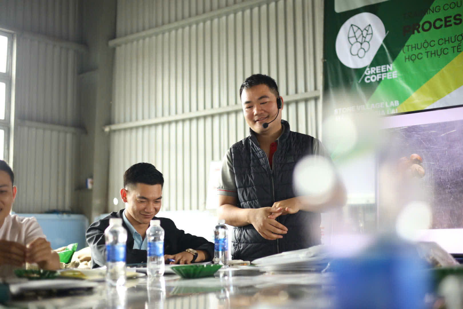 Ngày 2, thứ Bảy 05/09/2026 của khóa Processing và SCA Green Coffee tại HTX Nam Yang, Gia Lai