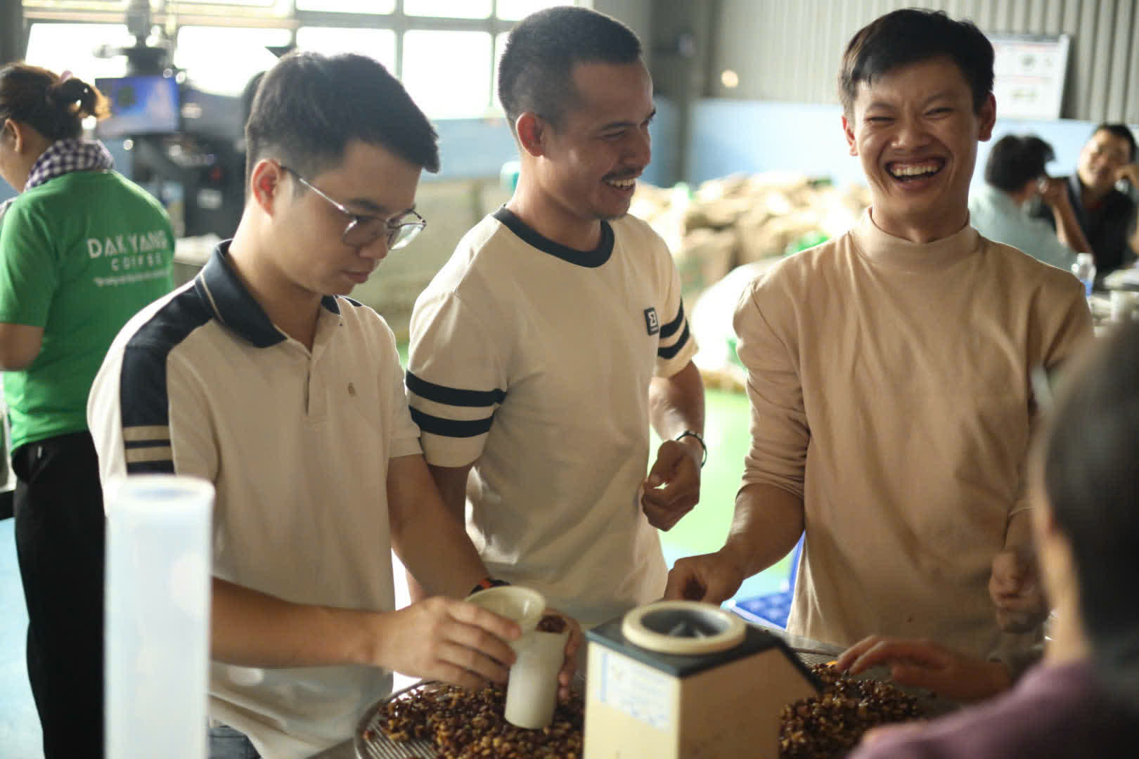 Ngày 2, thứ Bảy 05/09/2026 của khóa Processing và SCA Green Coffee tại HTX Nam Yang, Gia Lai
