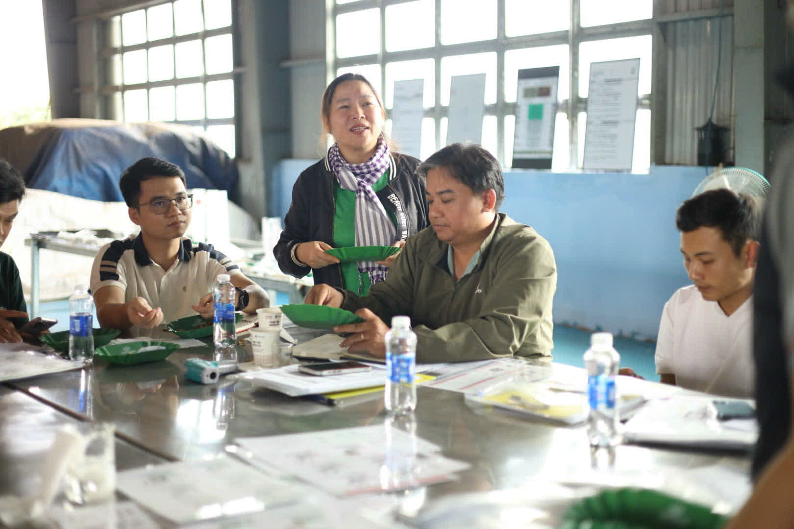 Ngày 2, thứ Bảy 05/09/2026 của khóa Processing và SCA Green Coffee tại HTX Nam Yang, Gia Lai